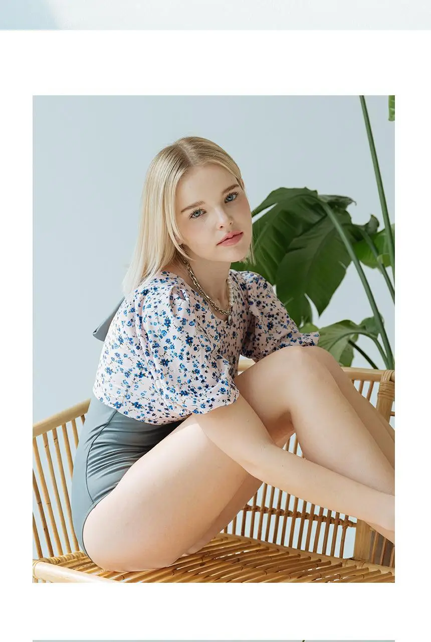 플라워 패턴 리본 포인트 원피스 수영복 상세페이지 16
