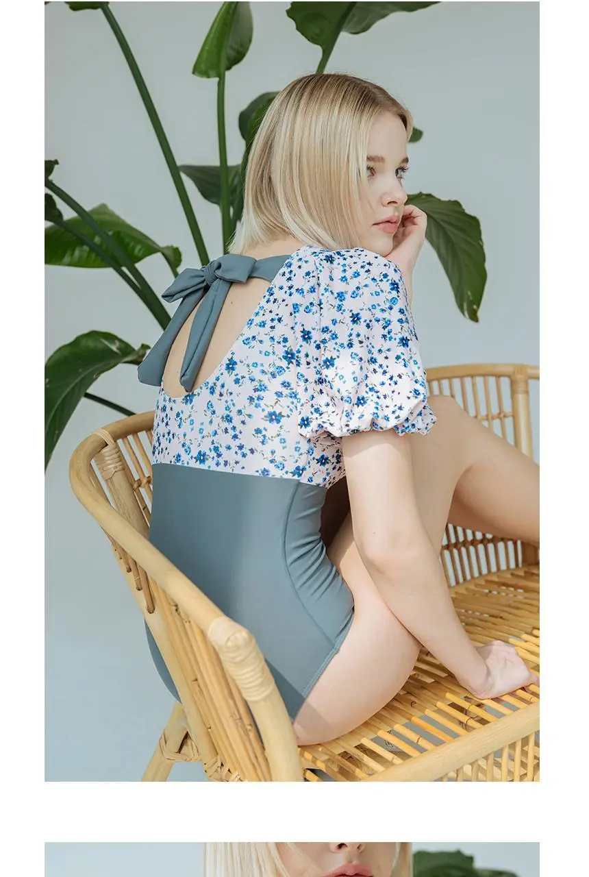 플라워 패턴 리본 포인트 원피스 수영복 상세페이지 19