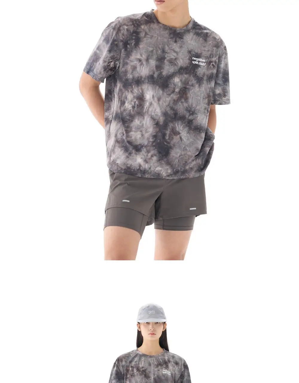 네거티브 스플릿 클럽 기능성 소로나 마블 반팔티 (오로라) 상세페이지 8