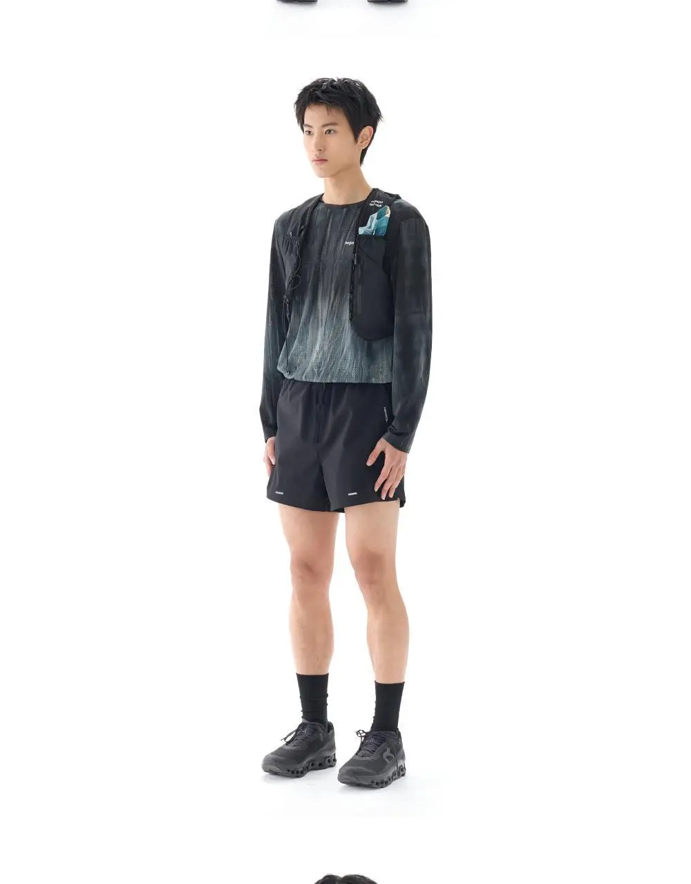 네거티브 스플릿 클럽 에어벤트 타이다잉 레이싱 롱슬리브 (미드나잇/브라운) 상세페이지 9