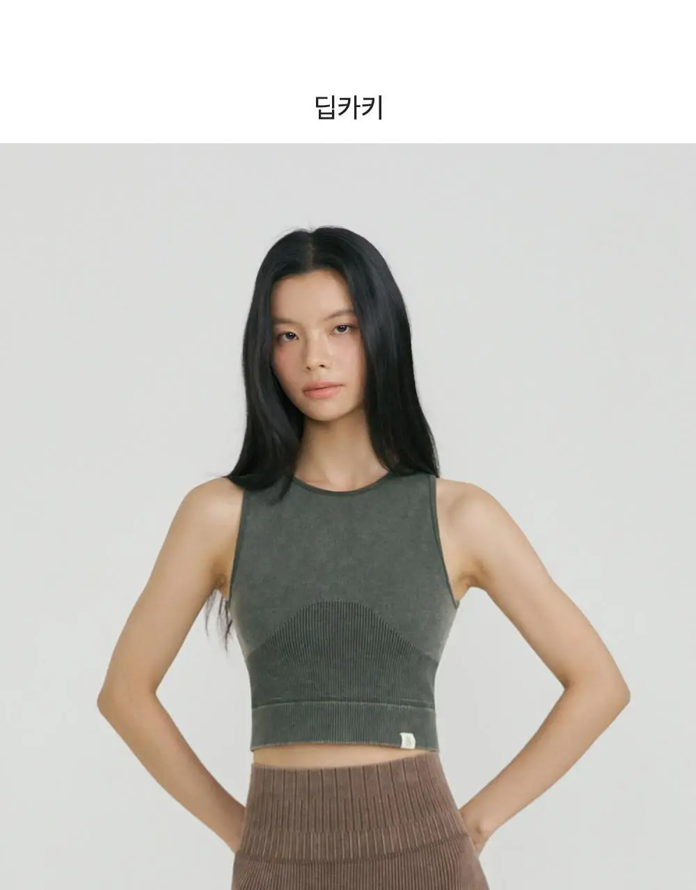 프론투라인 심리스 베이직 크롭탑 상세페이지 17