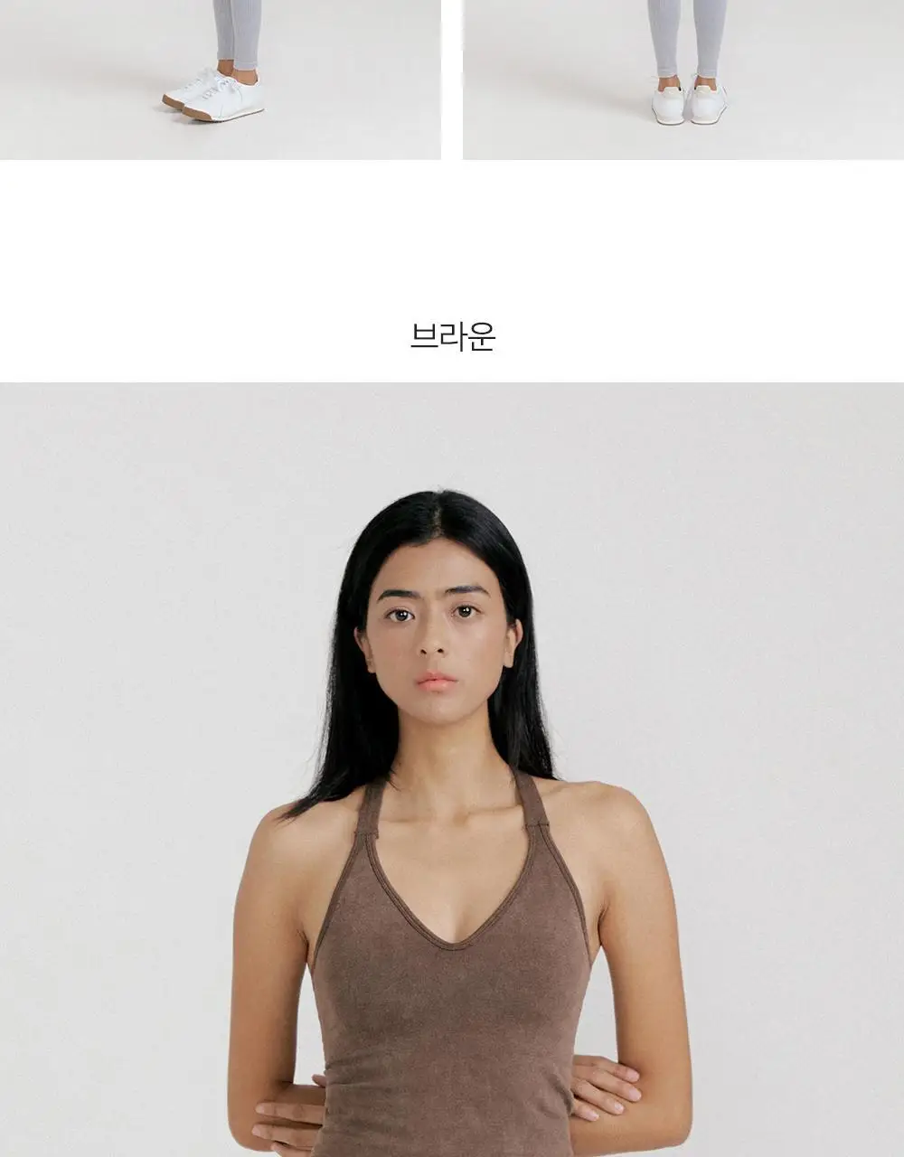 프론투라인 심리스 브이넥 크로스 크롭탑 상세페이지 15