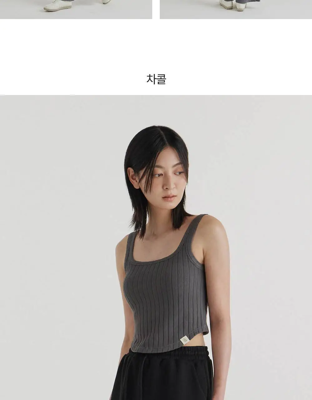 프론투라인 심리스 소프트 립 유넥 크롭탑 상세페이지 19