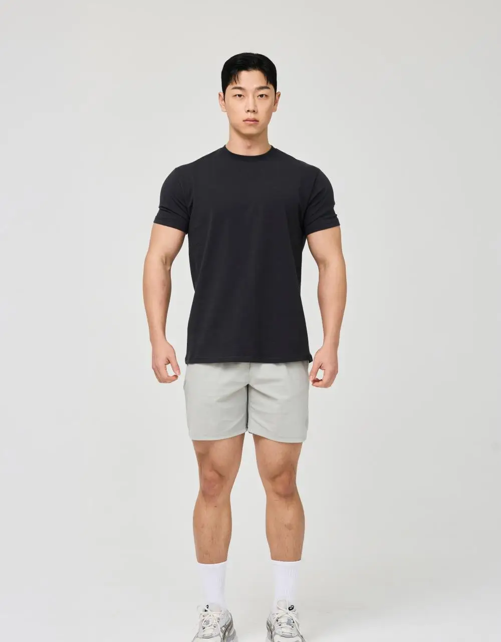 허그본 무지 머슬핏 반팔 (5colors) 상세페이지 46