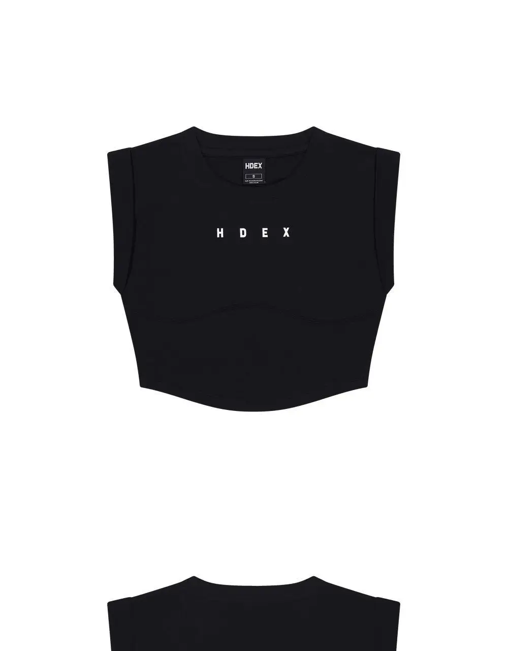HDEX 마일드 롤업 크롭 슬리브리스 (3colors) 상세페이지 11