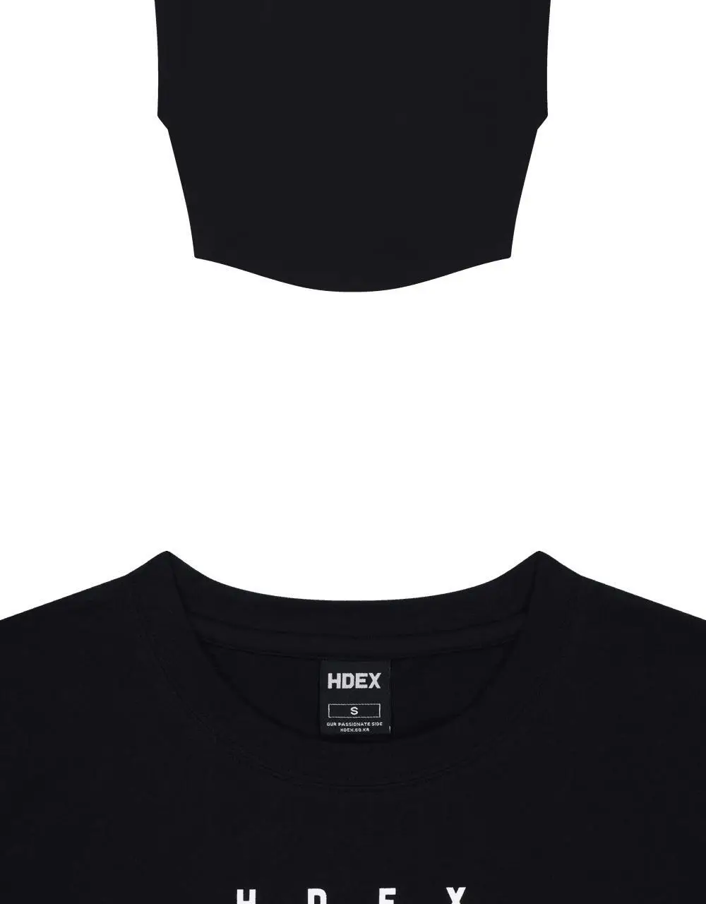 HDEX 마일드 롤업 크롭 슬리브리스 (3colors) 상세페이지 12