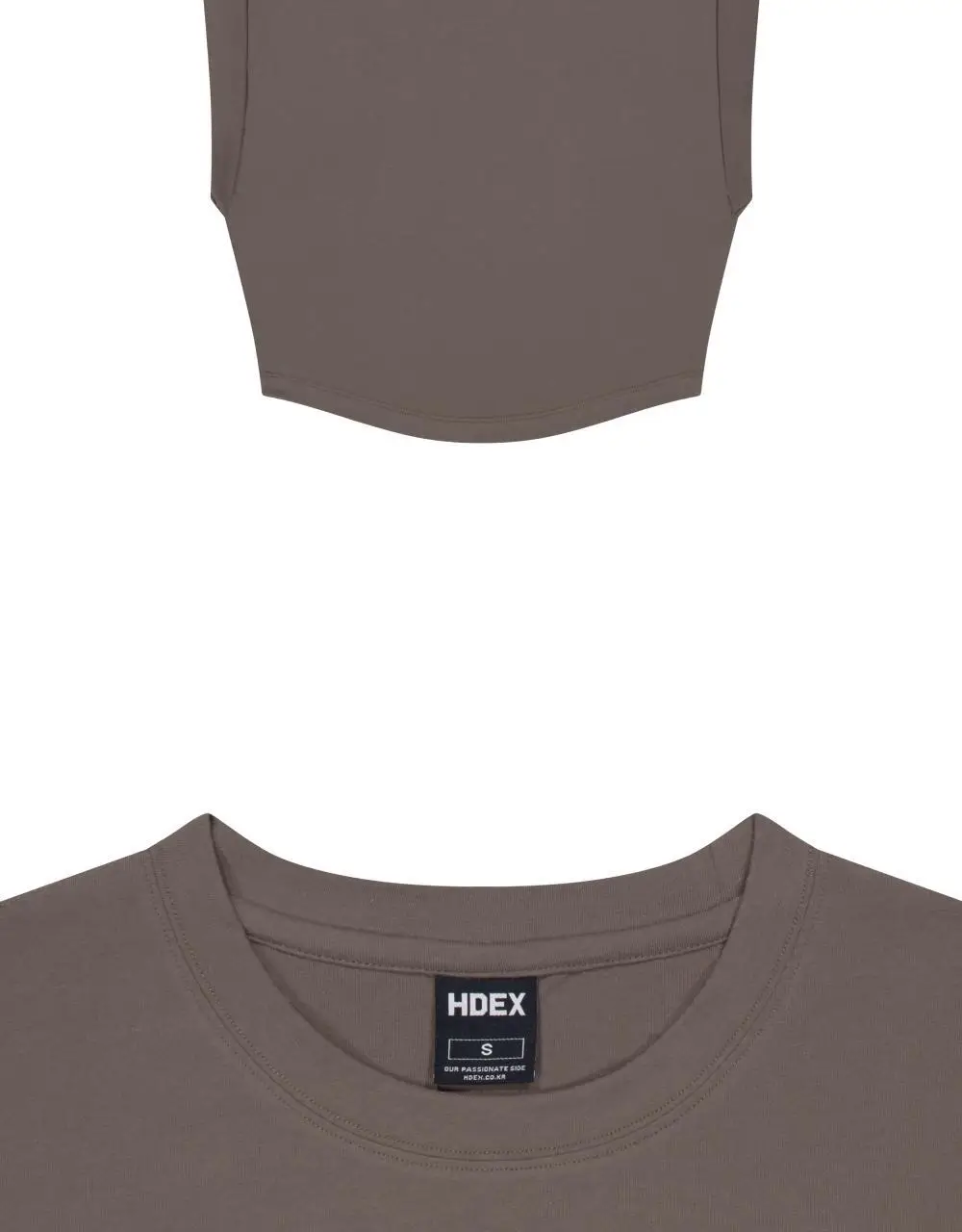 HDEX 마일드 롤업 크롭 슬리브리스 (3colors) 상세페이지 18