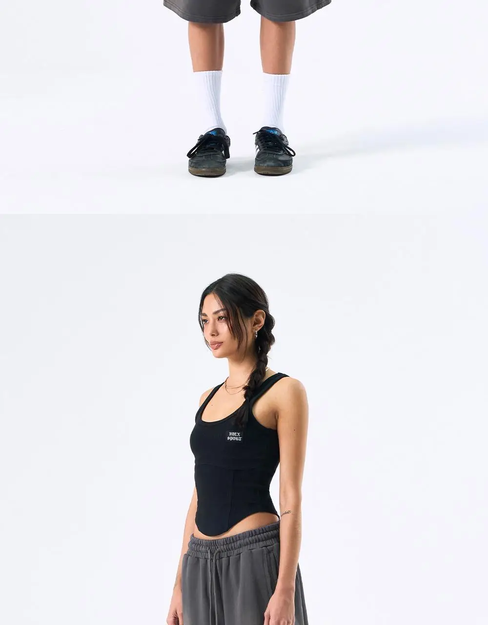 HDEX 우먼스 라운드 커버 스티치 탱크탑 (2colors) 상세페이지 24