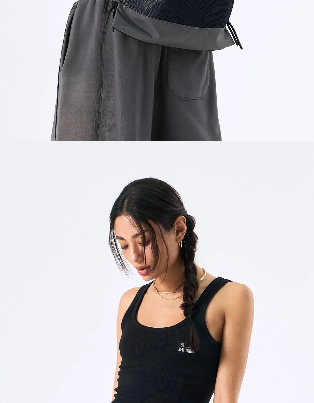 HDEX 우먼스 라운드 커버 스티치 탱크탑 (2colors) 상세페이지 30