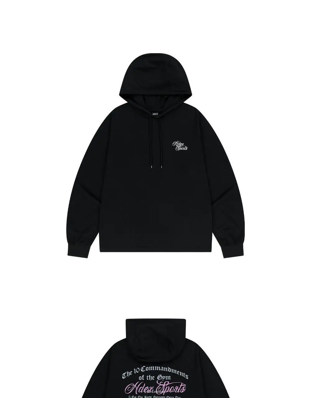 HDEX 우먼스 소프트 레터링 후디 (2colors) 상세페이지 11