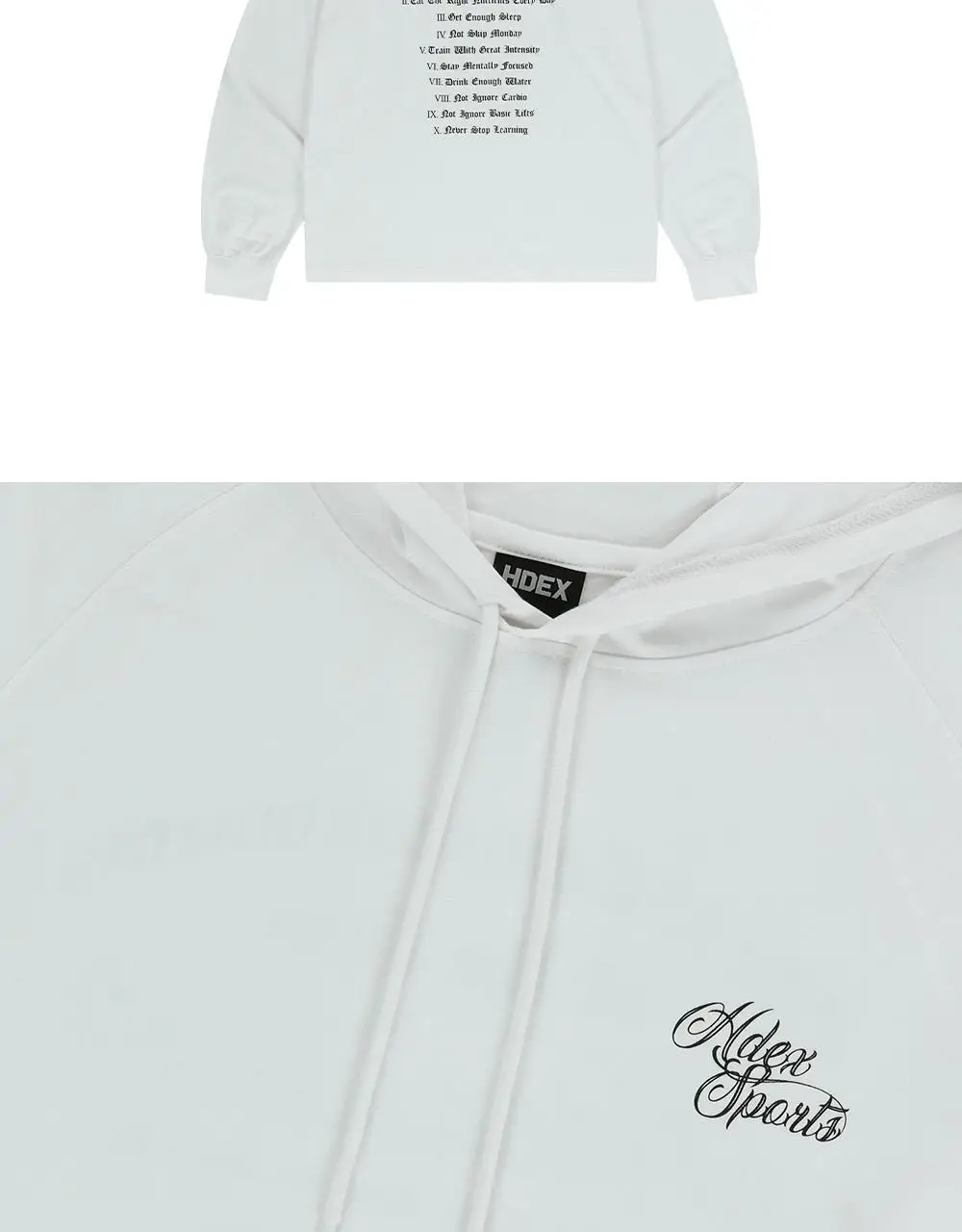 HDEX 우먼스 소프트 레터링 후디 (2colors) 상세페이지 25