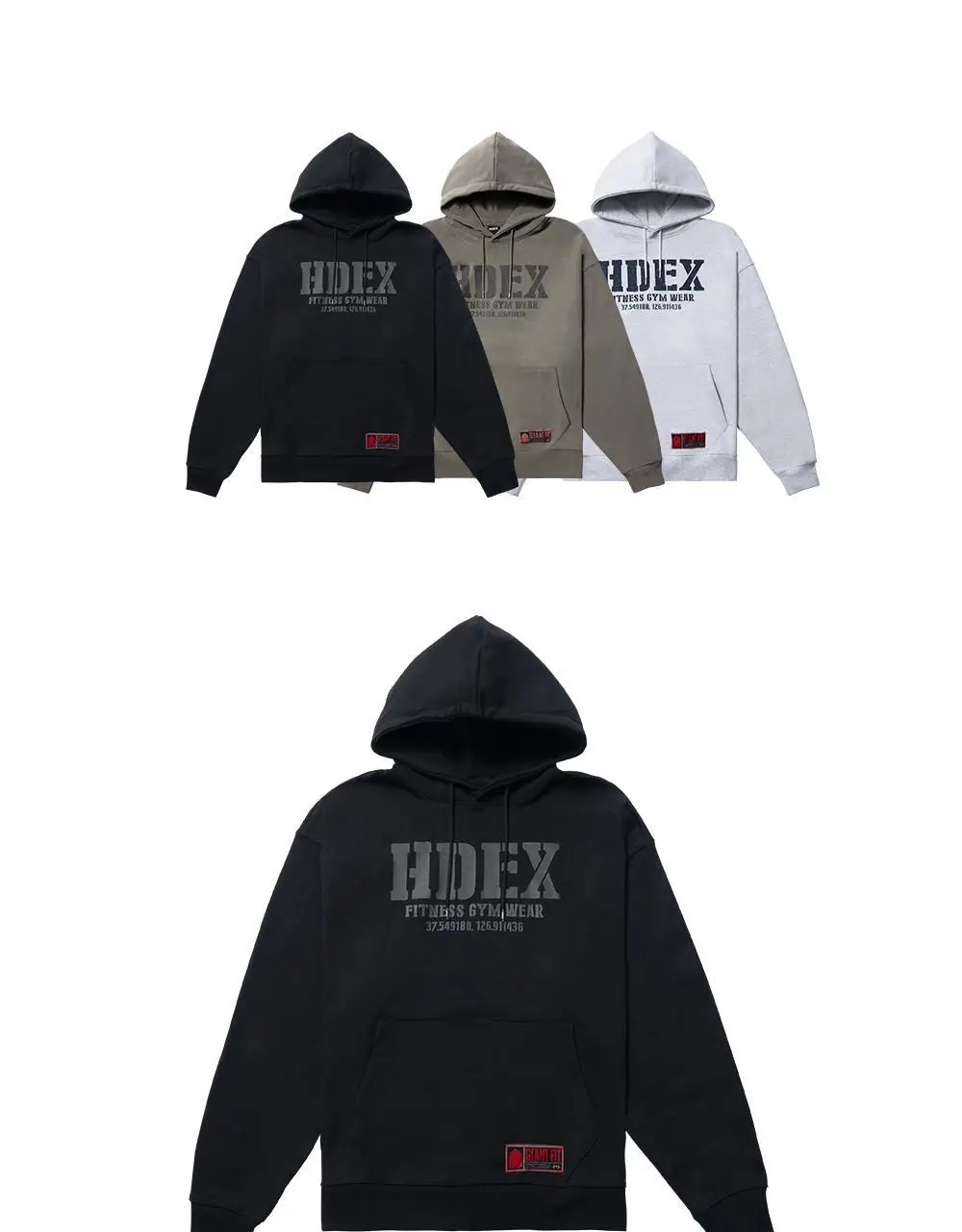 HDEX 코어 자이언트핏 후디 (3colors) 상세페이지 12