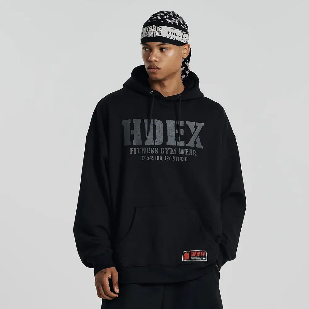 HDEX 코어 자이언트핏 후디 (3colors)
