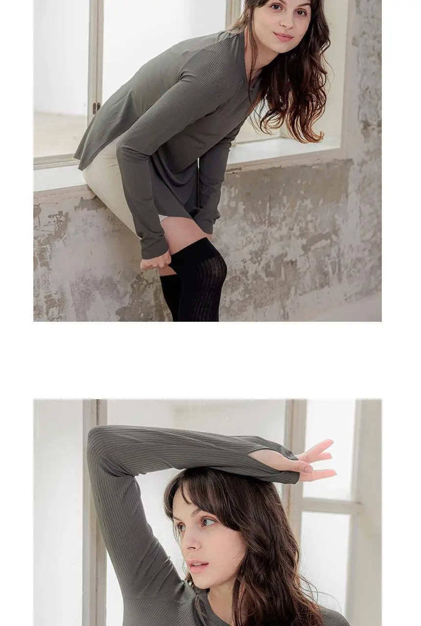 RYMD 드라이핏 요가 긴팔 롱 티 3Color 상세페이지 8