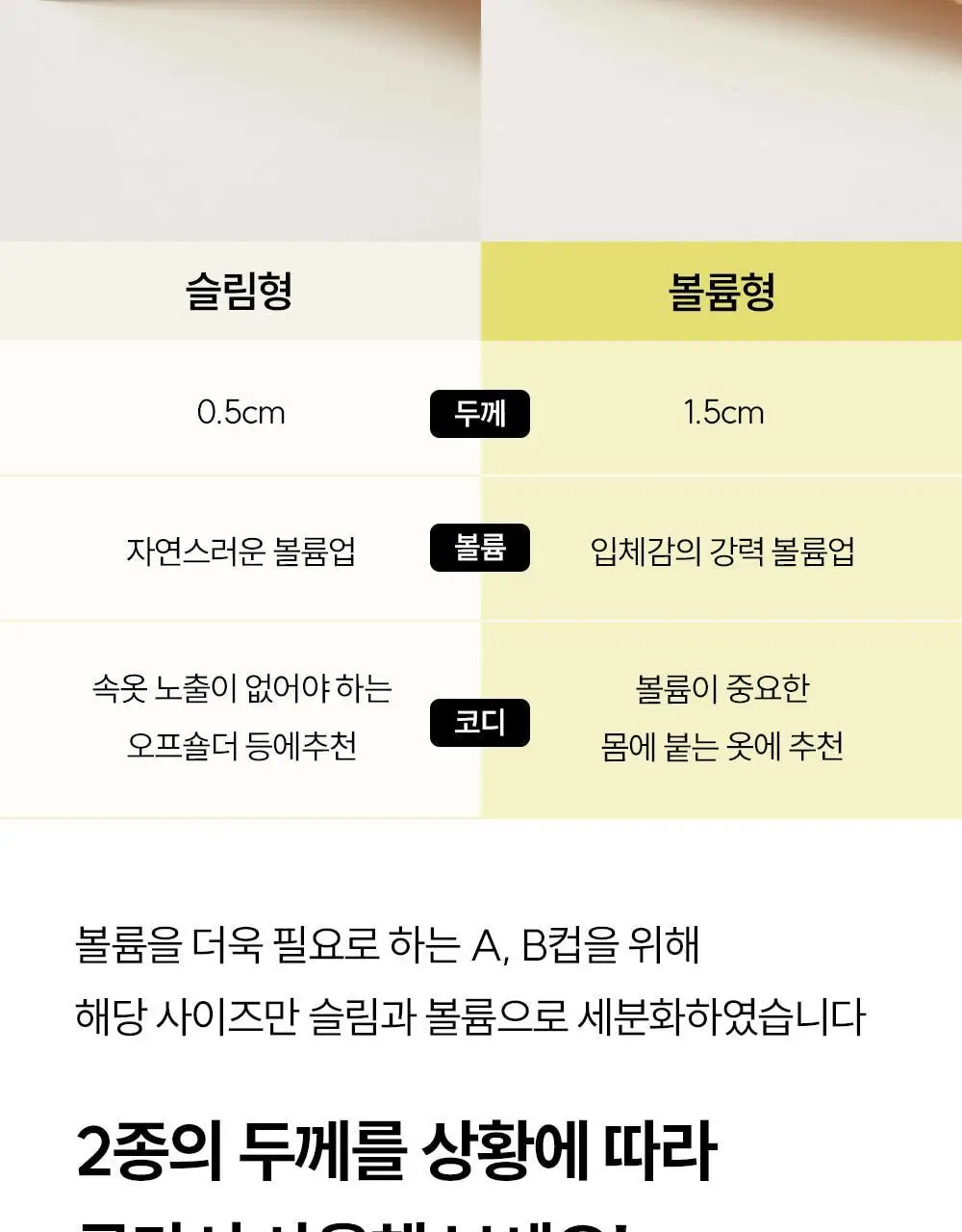마른파이브 두프리 누드브라 라이트업 슬림&볼륨 2종 택1 상세페이지 26