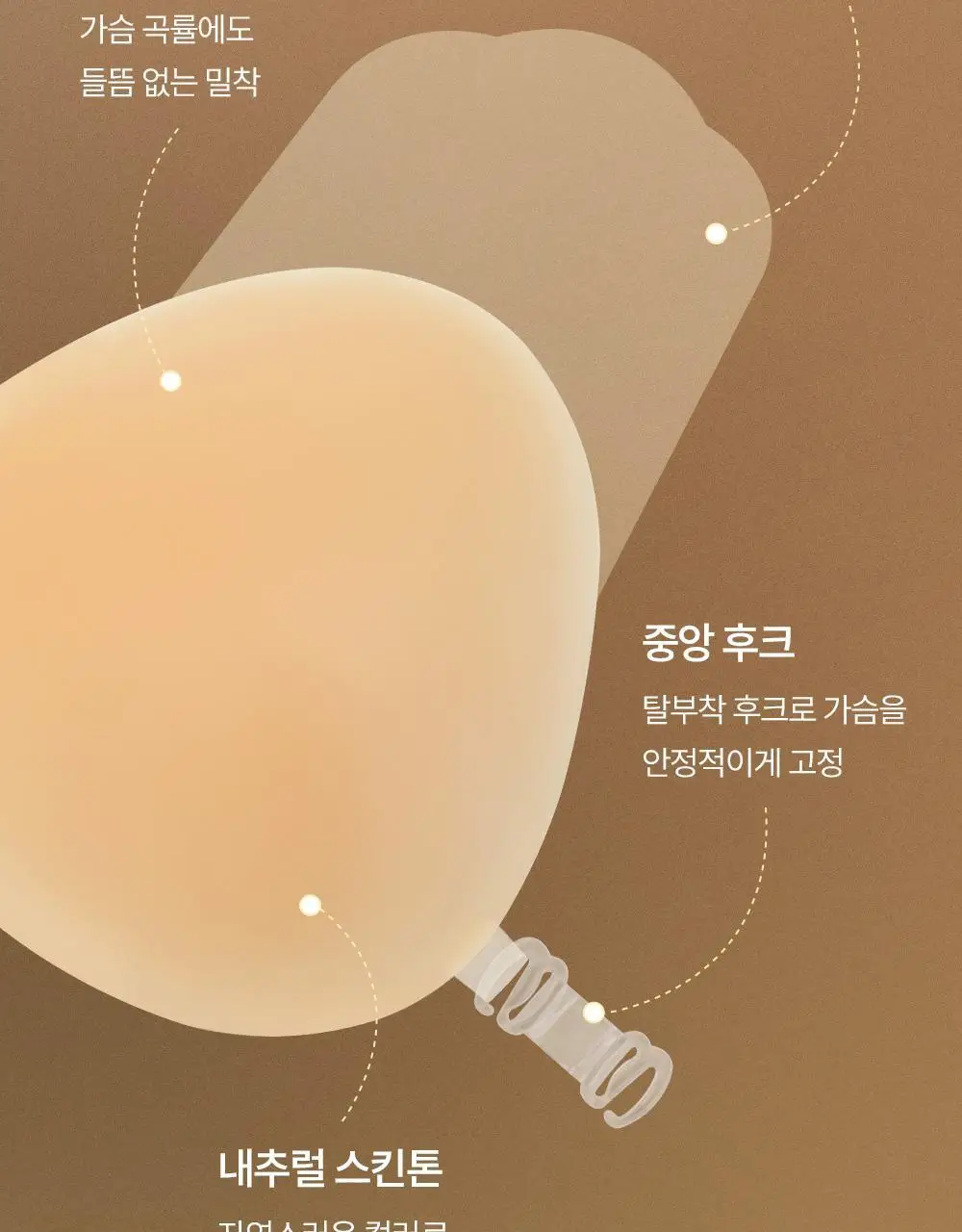 마른파이브 두프리 푸쉬업 누드브라 리프팅 3종 택1 상세페이지 6