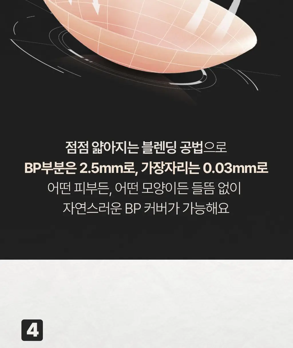 방탄꼭지 걸프리쉬 베리브라 브리더블 실리콘 니플패치 글루(8.5cm*2매) 상세페이지 9