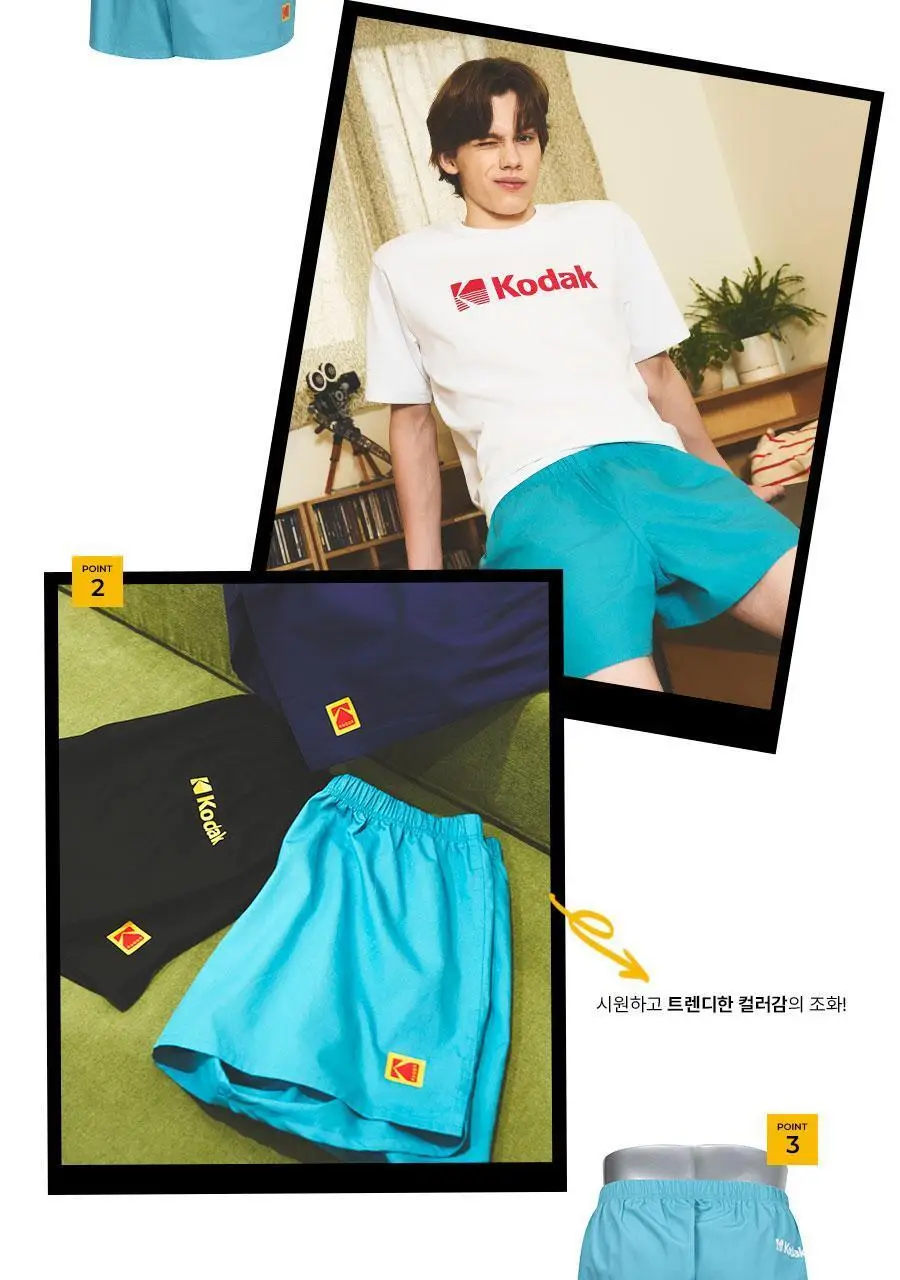 코닥 원포인트 코튼 트렁크 (3colors) 상세페이지 8