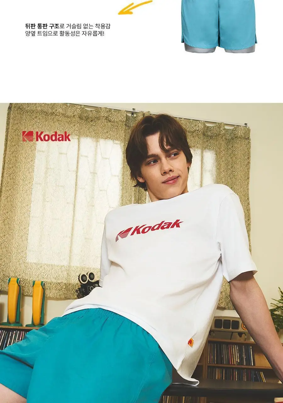 코닥 원포인트 코튼 트렁크 (3colors) 상세페이지 9