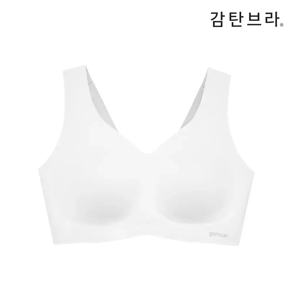 감탄브라 프리미엄 크림 큰컵 런닝형 브라 1종