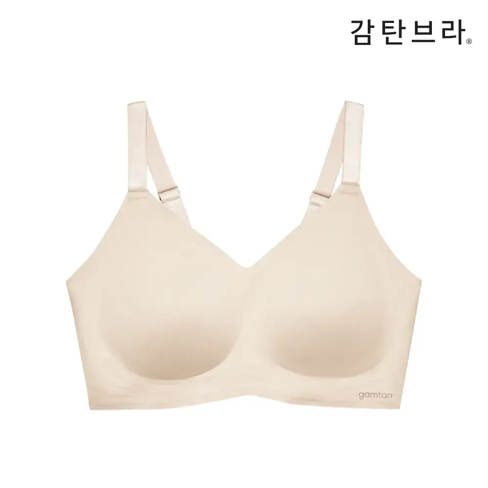 감탄브라 프리미엄 크림 큰컵 스트랩 브라 1종