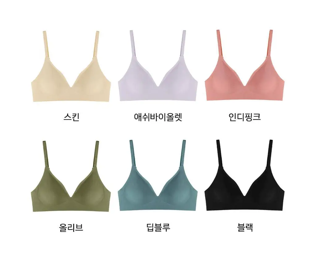 더잠 디엘 심리스 브라 블랙 상세페이지 3