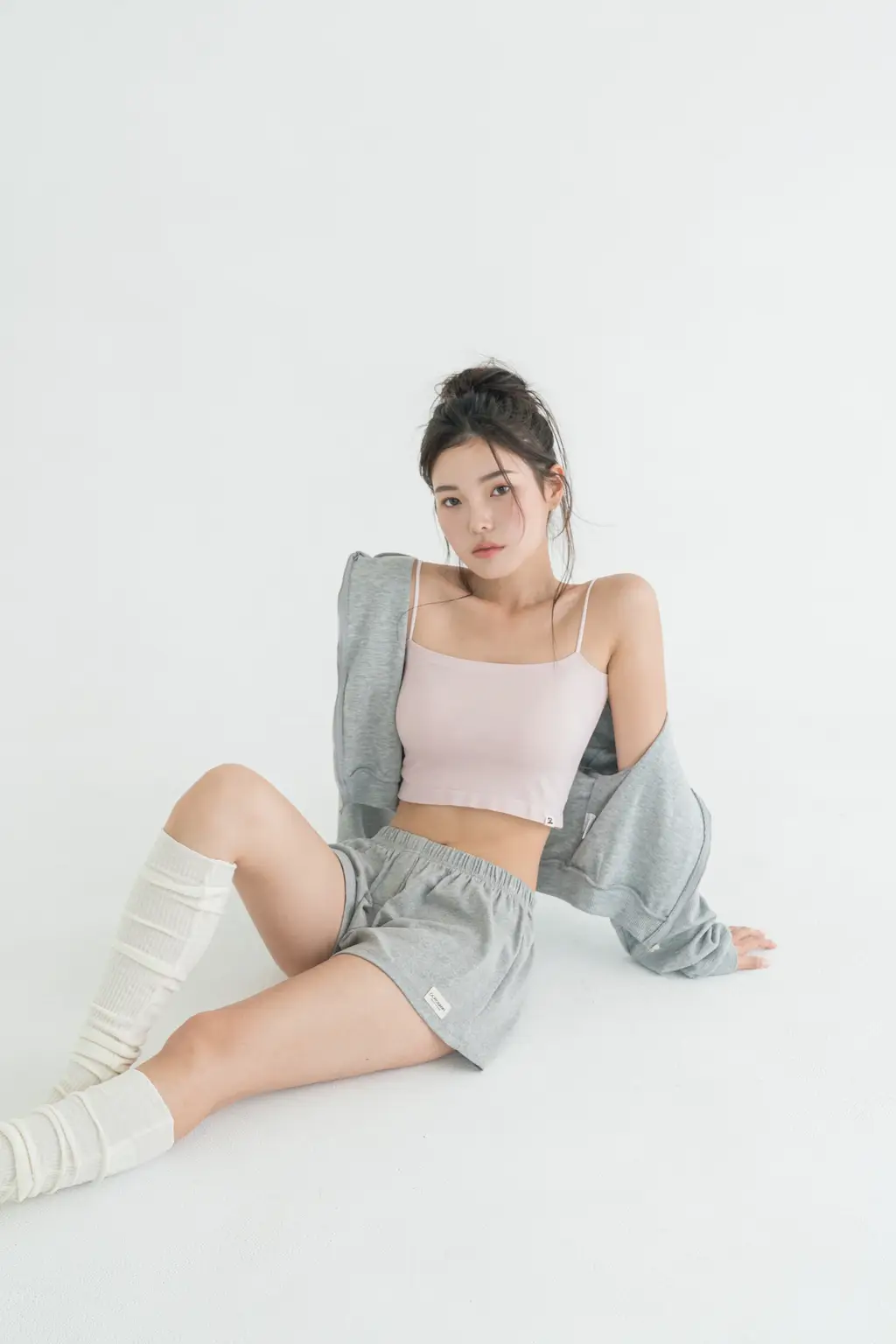 도로시와 풀샷몰드 심플 튜브탑 캡나시 베이직/크롭 택1 상세페이지 23