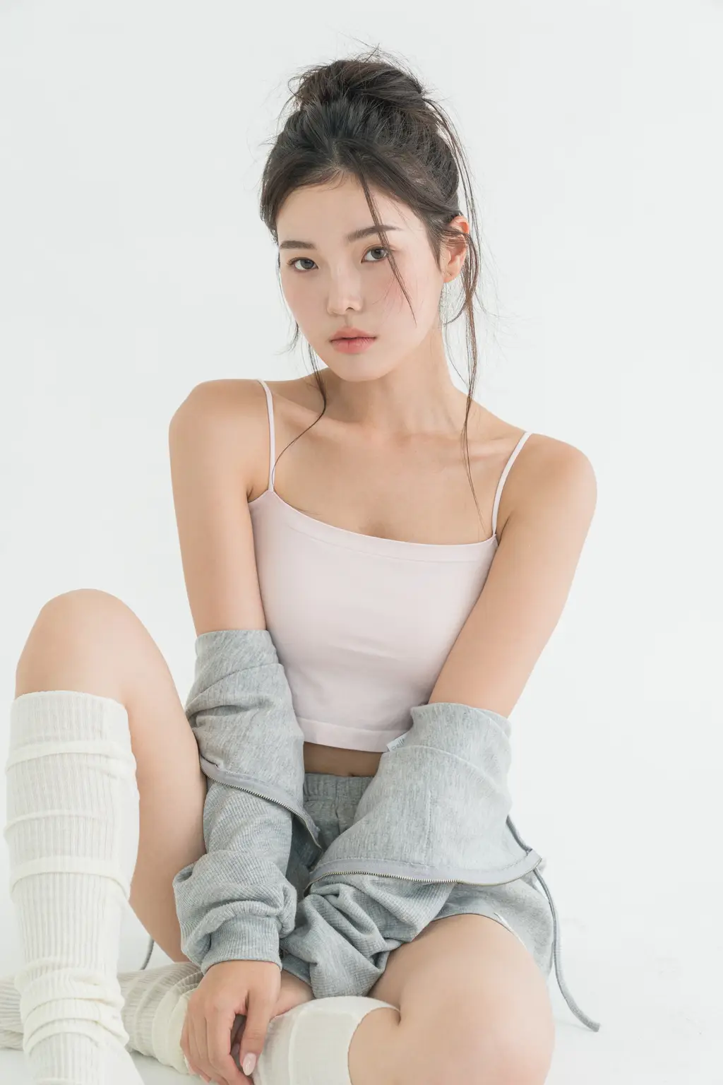 도로시와 풀샷몰드 심플 튜브탑 캡나시 베이직/크롭 택1 상세페이지 29