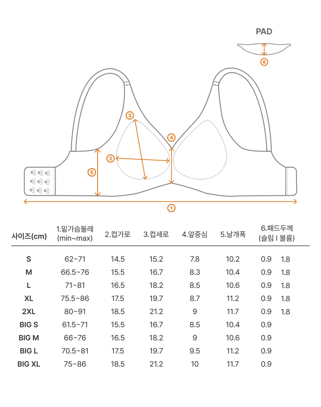 도로시와 풀샷브라 심리스 서포트 볼륨핏 상세페이지 25