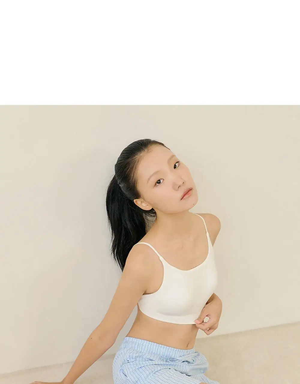 마른파이브 쉬어 모달 스쿱넥 백리스 브라 5colors 상세페이지 2