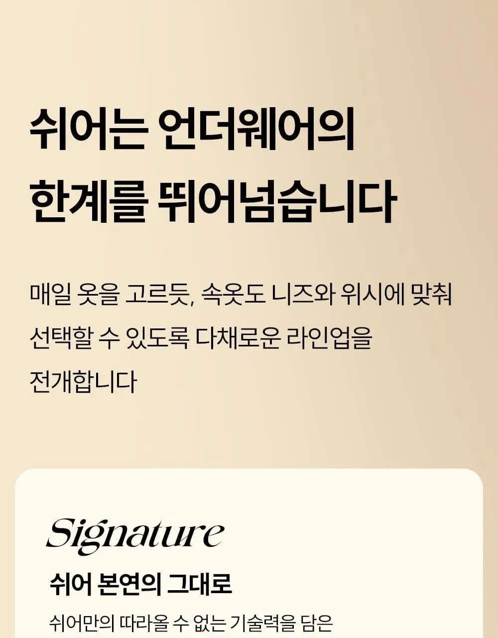 마른파이브 쉬어 브라 글램 백리스 M~XXXL (블랙/아이보리) 상세페이지 50