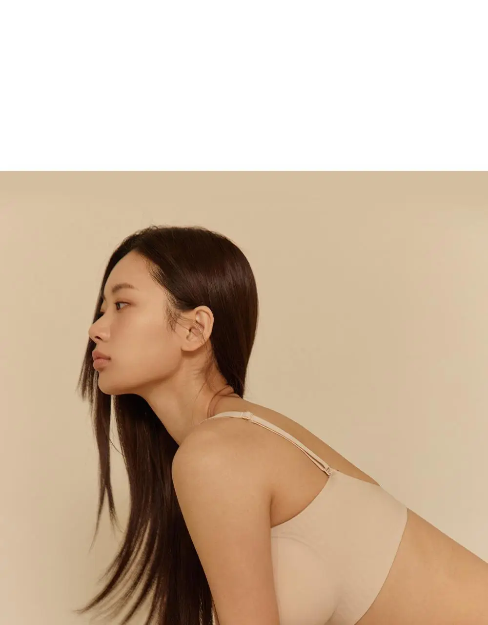 마른파이브 쉬어 브라 글램 백리스 M~XXXL (블랙/아이보리) 상세페이지 53