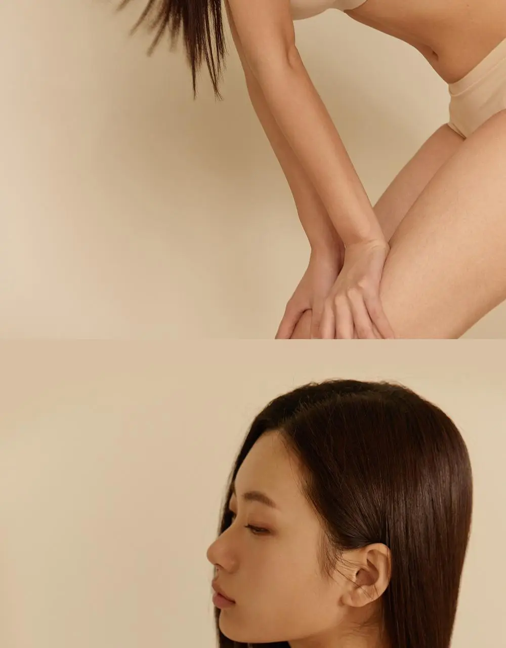 마른파이브 쉬어 브라 글램 백리스 M~XXXL (블랙/아이보리) 상세페이지 54