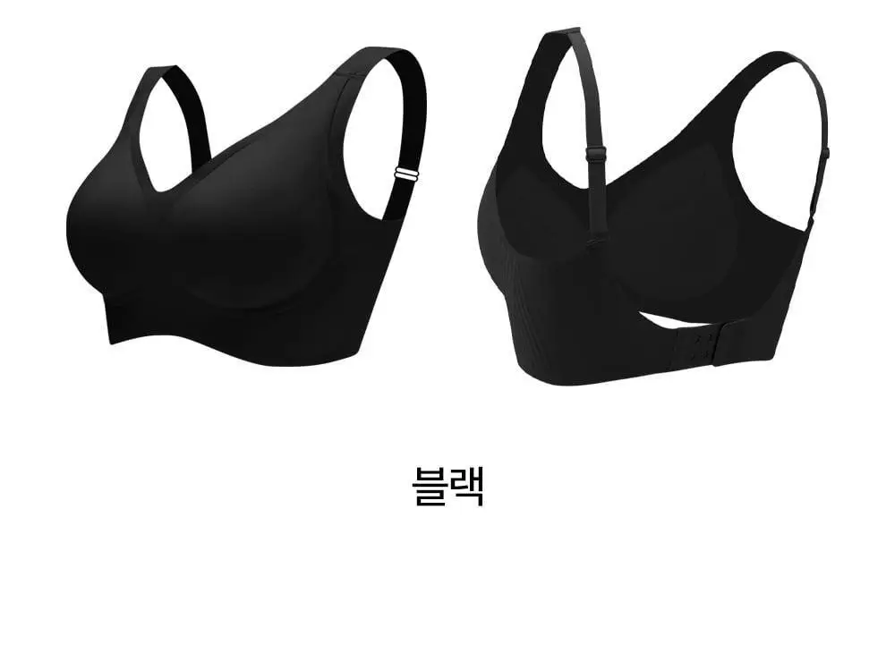마른파이브 쉬어 브라 글램 백리스 M~XXXL (블랙/아이보리) 상세페이지 62