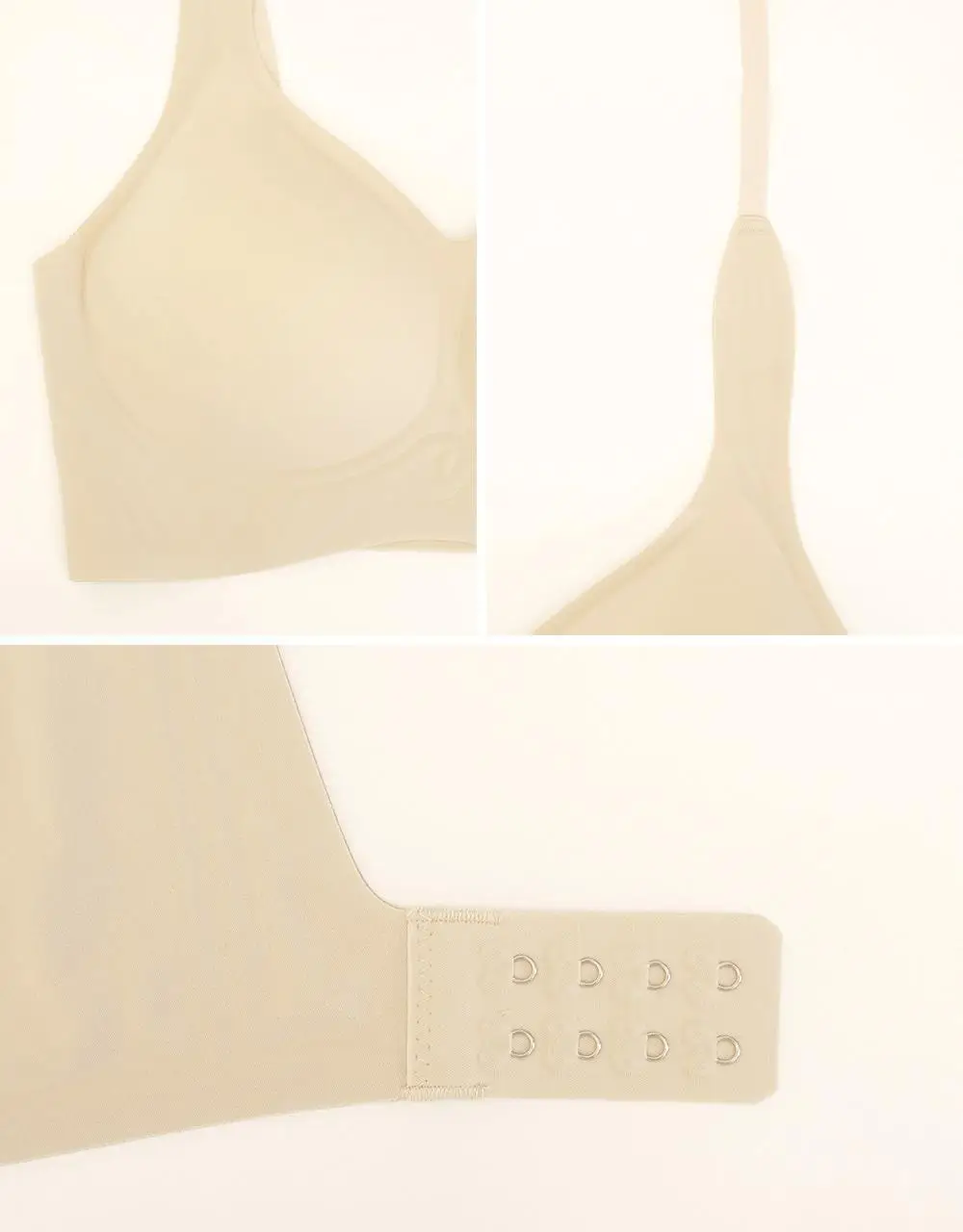 마른파이브 쉬어 브라 글램 백리스 M~XXXL (블랙/아이보리) 상세페이지 64