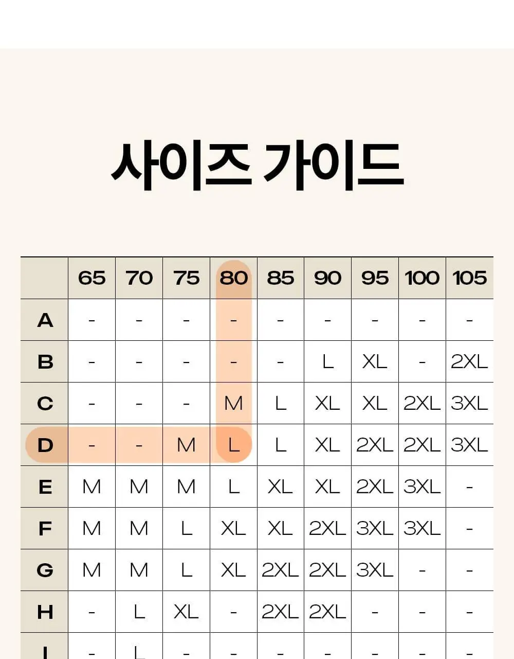 마른파이브 쉬어 브라 글램 백리스 M~XXXL (블랙/아이보리) 상세페이지 71