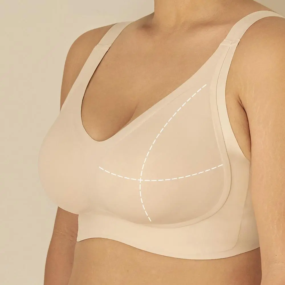 마른파이브 쉬어 브라 글램 커버업 M~XXXL (블랙/아이보리) 상세페이지 27