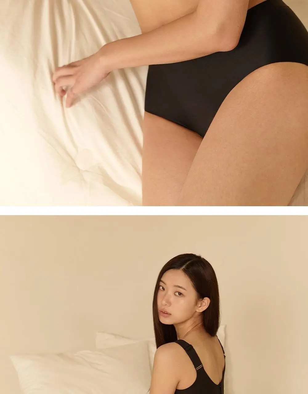 마른파이브 쉬어 브라 글램 커버업 M~XXXL (블랙/아이보리) 상세페이지 55