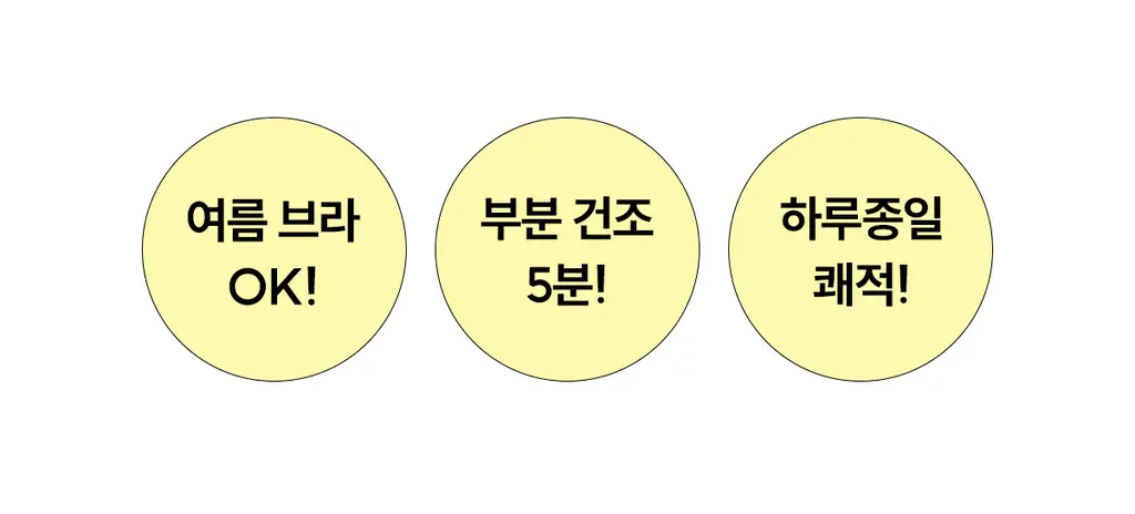 마른파이브 쉬어 브라 오가닉 3colors (블랙/화이트/스킨 S~XXL) 상세페이지 26