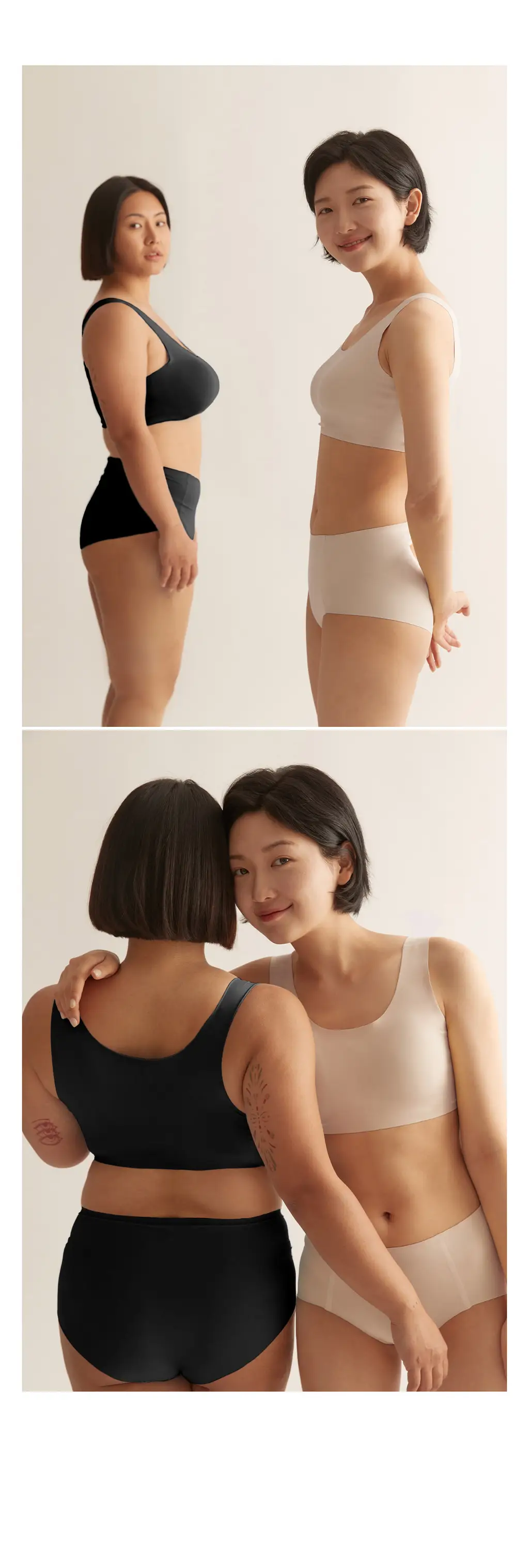 마른파이브 쉬어 브라 오가닉 3colors (블랙/화이트/스킨 S~XXL) 상세페이지 88