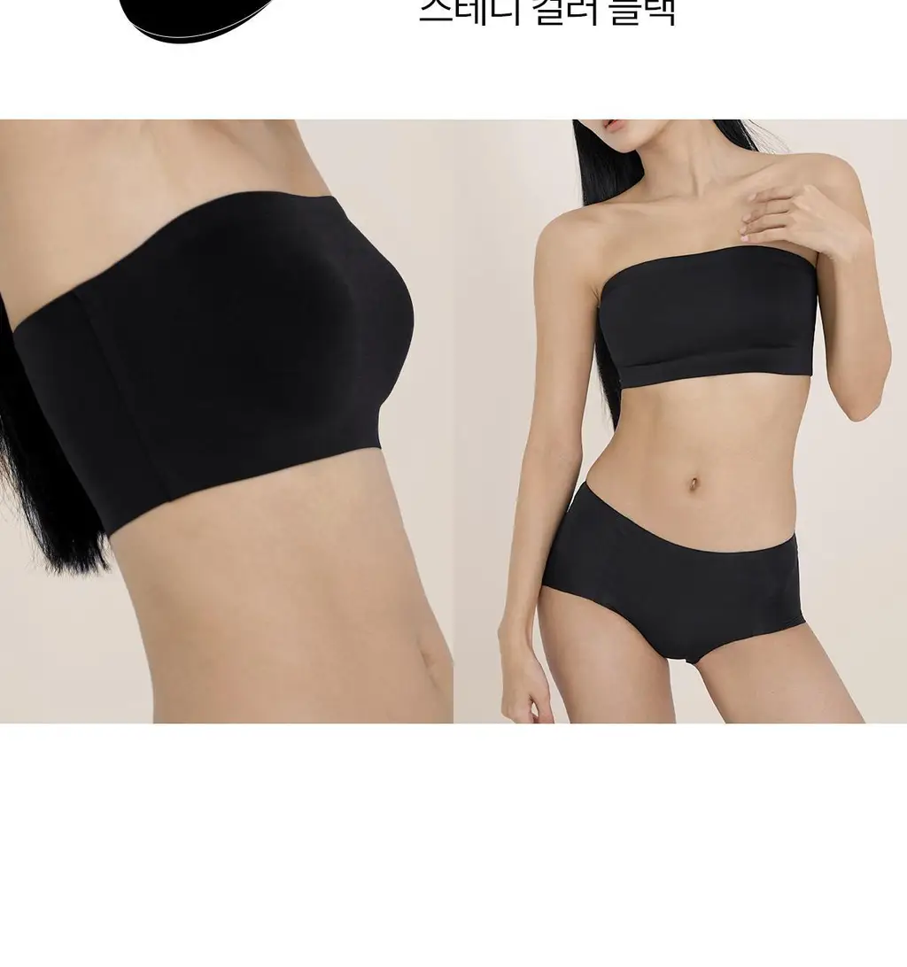 마른파이브 쉬어 브라 오프숄더 튜브탑 3colors (블랙/베이지/샌드베이지) 상세페이지 45