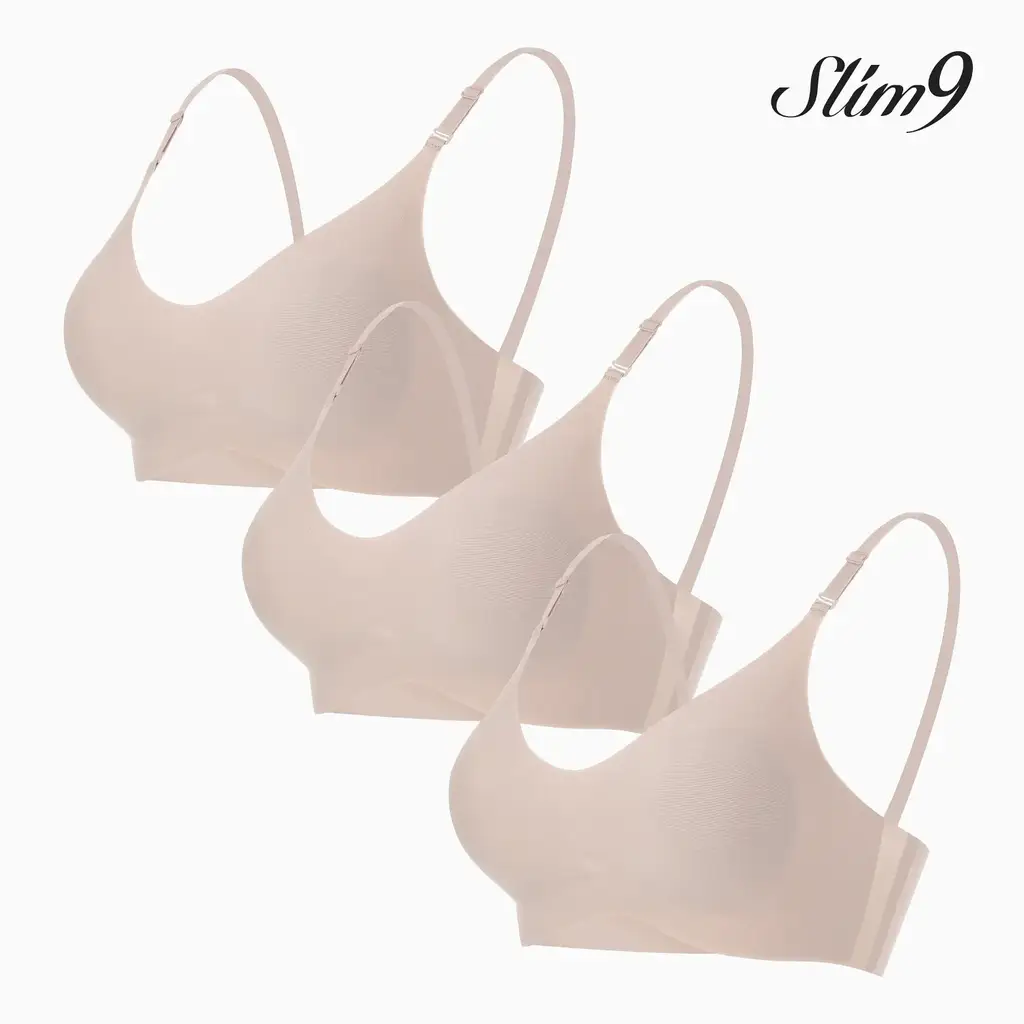 슬림9 편해브라 컴팩트 오리지널 3PACK (베이지/블랙)