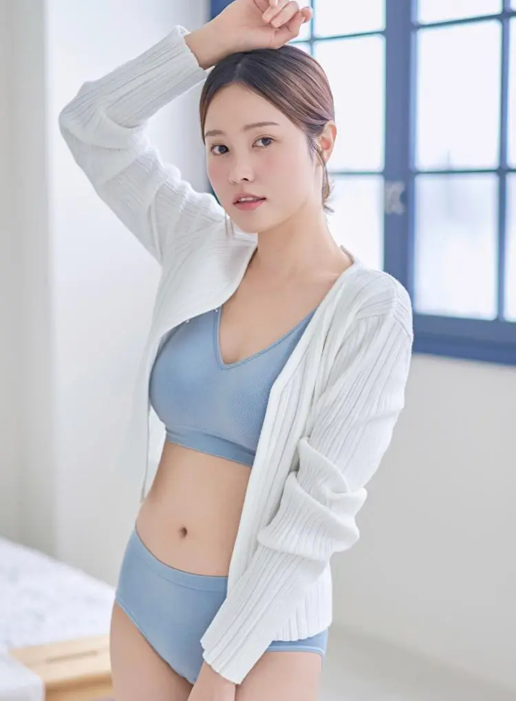 감탄브라 심리스 데님 후크형 브라팬티 1set 상세페이지 30