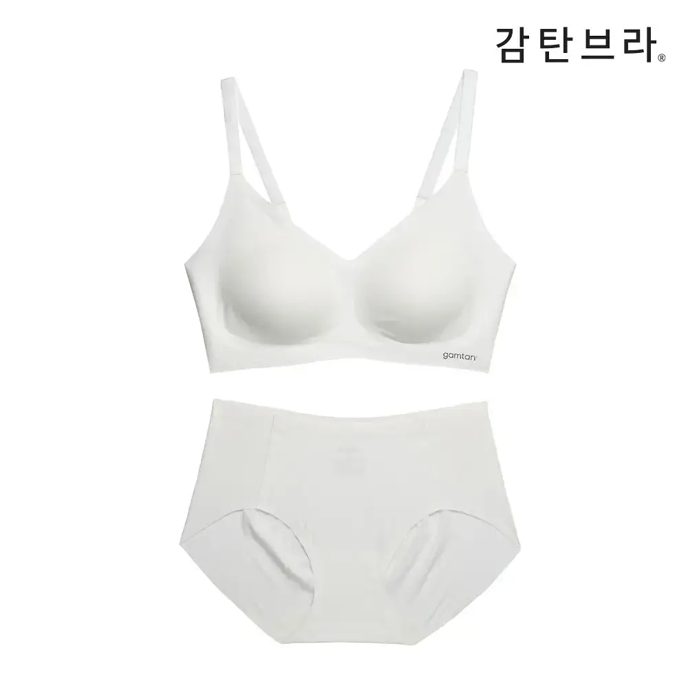 감탄브라 에어소프트 스트랩 볼륨브라팬티 1set