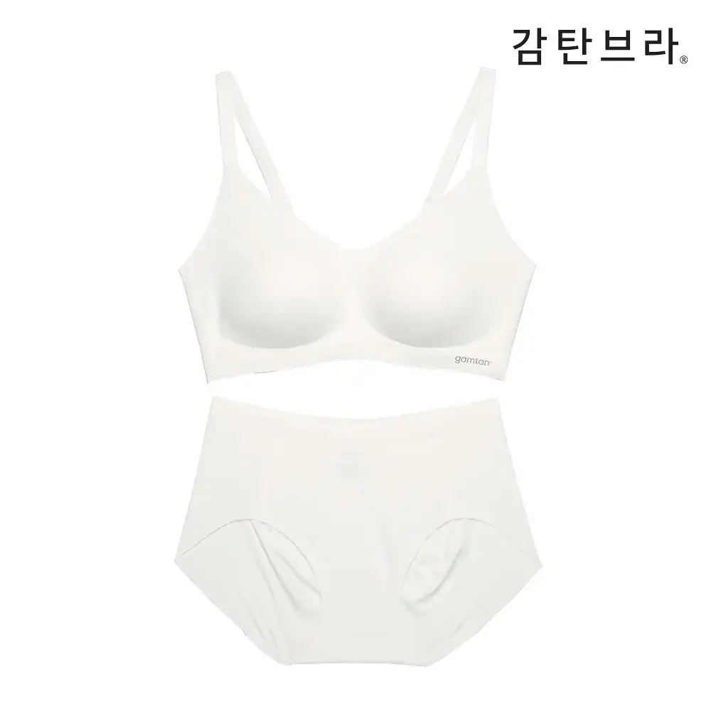 감탄브라 에어소프트 스트랩 브라팬티 1set