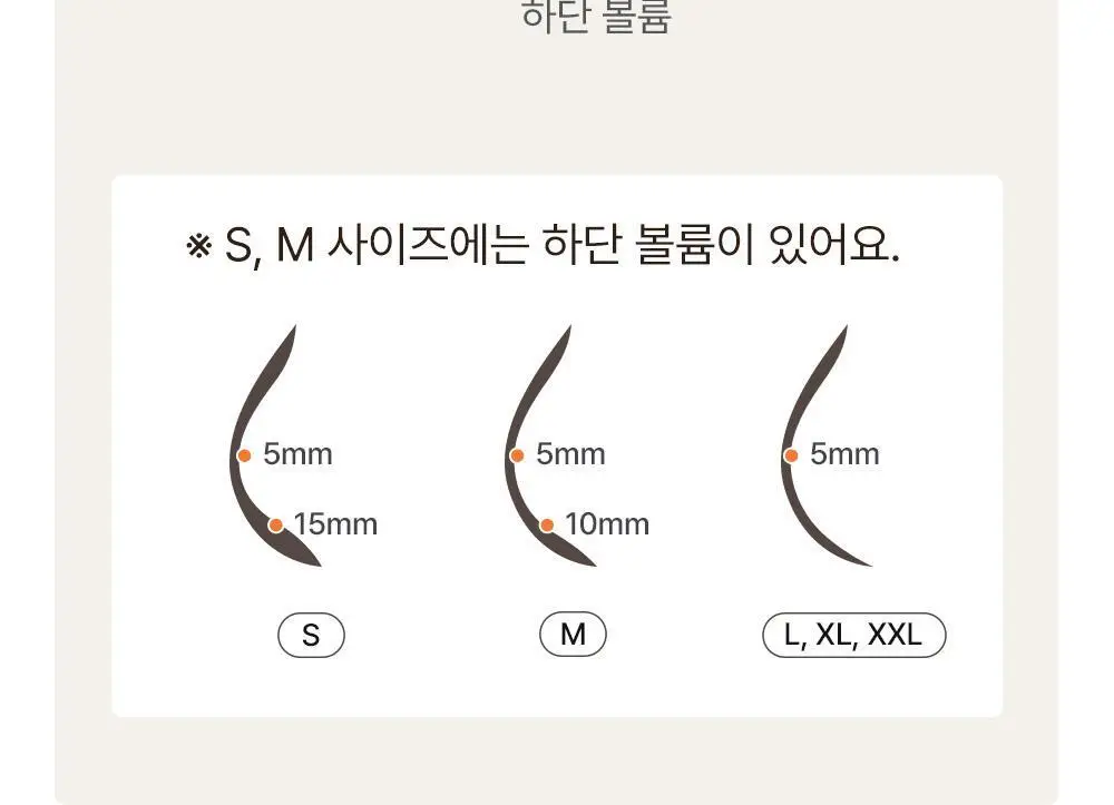 감탄브라 프리미엄 크림 배색 후크형 브라팬티 1Set 상세페이지 26