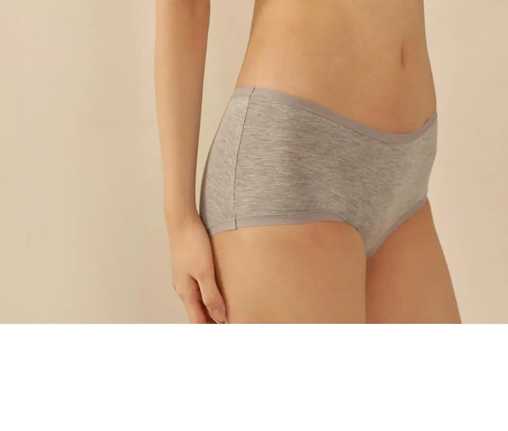 마른파이브 노와이어 날마다 모달브라 팬티 세트 블랙/그레이/스킨 (브라 1매+팬티 2매 구성) 상세페이지 12
