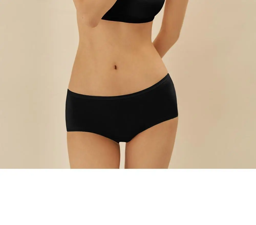 마른파이브 노와이어 날마다 모달브라 팬티 세트 블랙/그레이/스킨 (브라 1매+팬티 2매 구성) 상세페이지 21