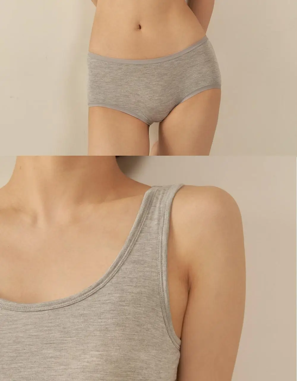마른파이브 노와이어 날마다 모달브라 팬티 세트 블랙/그레이/스킨 (브라 1매+팬티 2매 구성) 상세페이지 62