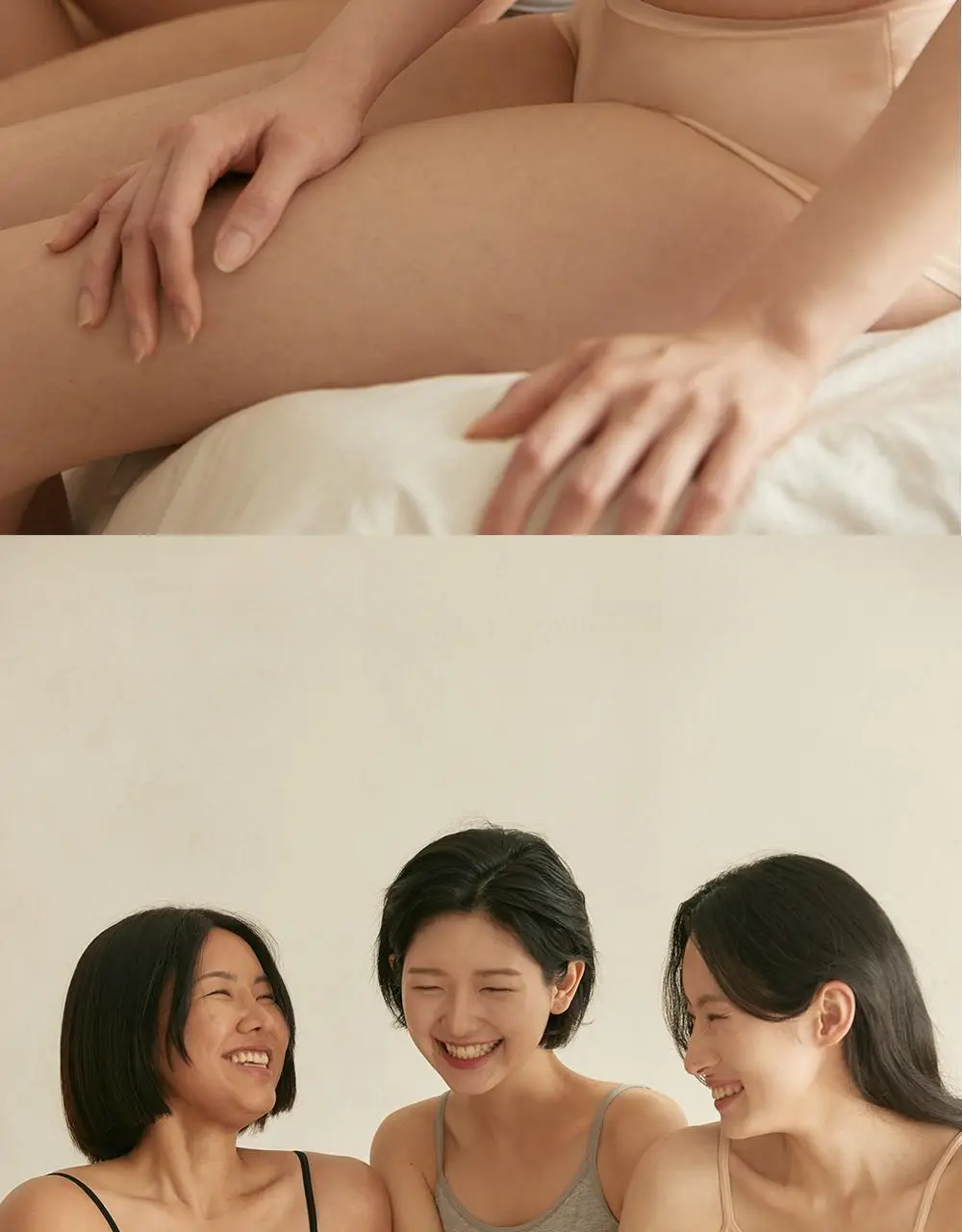 마른파이브 노와이어 날마다 모달브라 팬티 세트 블랙/그레이/스킨 (브라 1매+팬티 2매 구성) 상세페이지 66